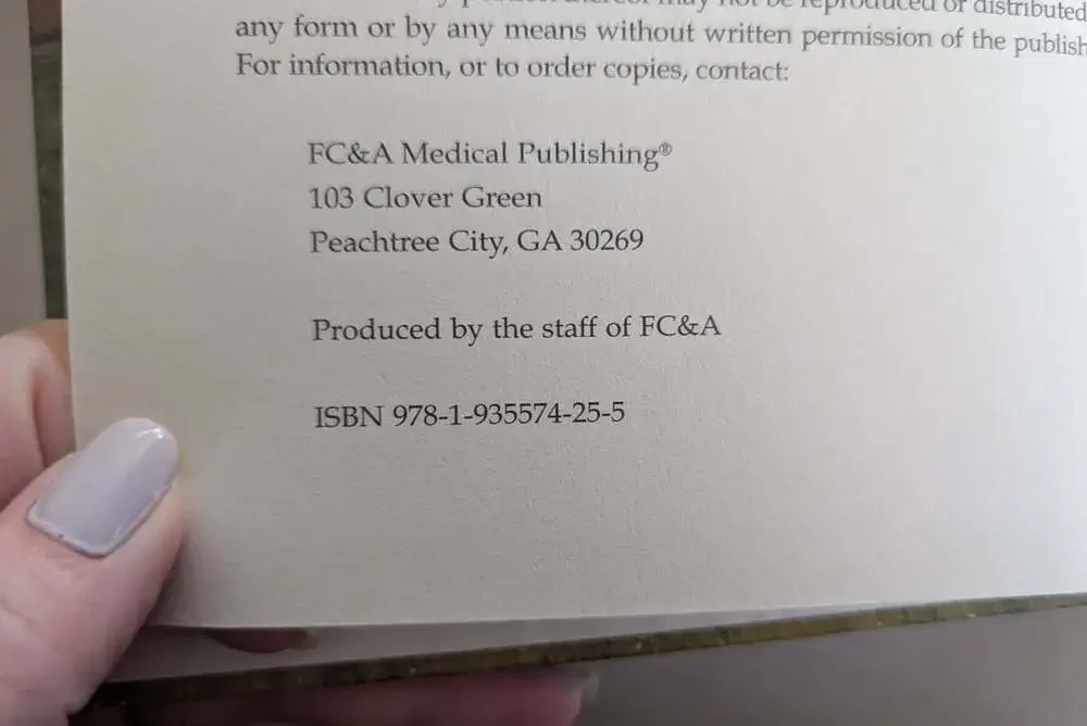 The Country Doctor's Kitchen FC&A Medical Publishing Staff Hardcover Book